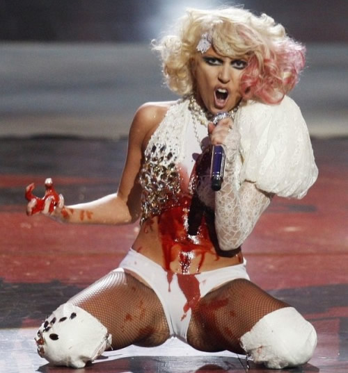 Lady Gaga Crotch Spiders